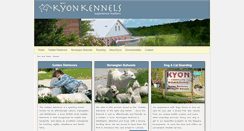 Desktop Screenshot of kyonkennels.com